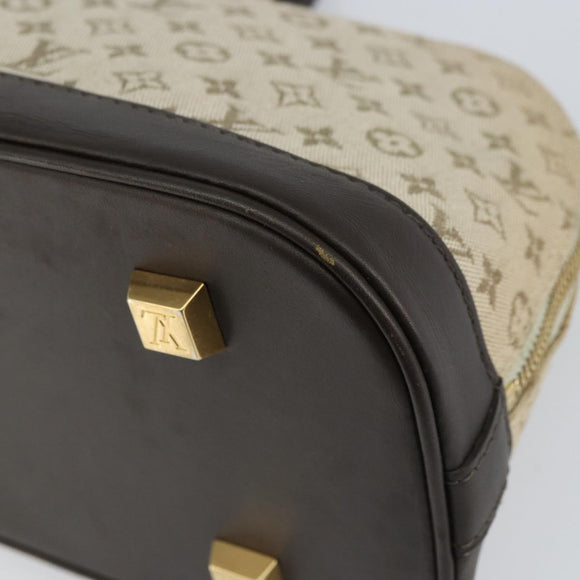 LOUIS VUITTON Monogram Mini Alma Ron Handtasche Khaki M92206 LV Auth 158341