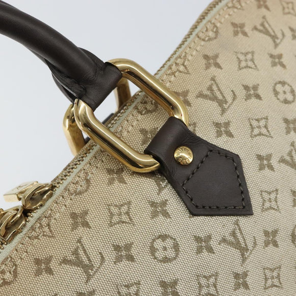 LOUIS VUITTON Monogram Mini Alma Ron Handtasche Khaki M92206 LV Auth 158341