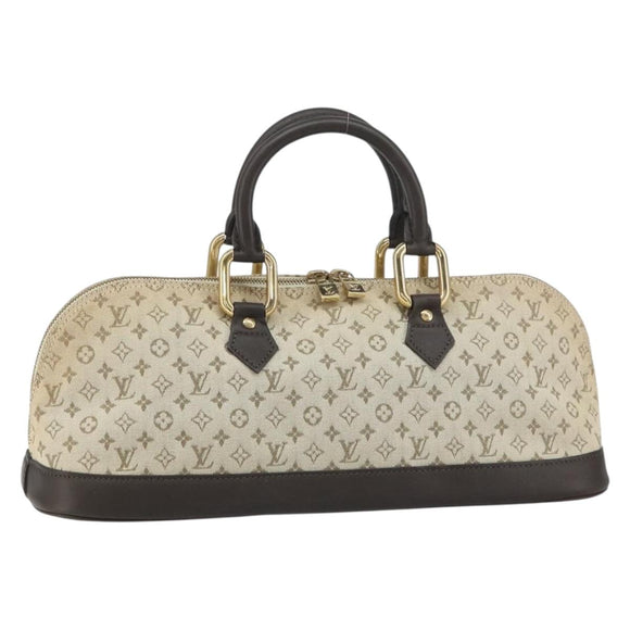 LOUIS VUITTON Monogram Mini Alma Ron Handtasche Khaki M92206 LV Auth 158341