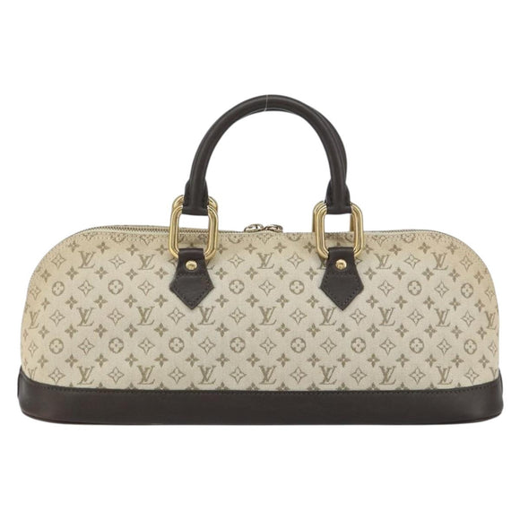 LOUIS VUITTON Monogram Mini Alma Ron Handtasche Khaki M92206 LV Auth 158341