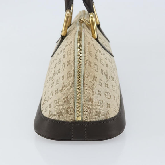 LOUIS VUITTON Monogram Mini Alma Ron Handtasche Khaki M92206 LV Auth 158341