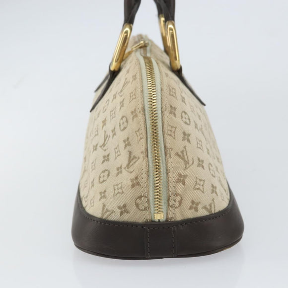 LOUIS VUITTON Monogram Mini Alma Ron Handtasche Khaki M92206 LV Auth 158341