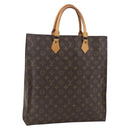 LOUIS VUITTON Monogram Sac Plat Hand Bag M51140 LV Auth 158345-1
