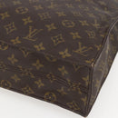 LOUIS VUITTON Monogram Sac Plat Hand Bag M51140 LV Auth 158345-10