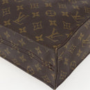 LOUIS VUITTON Monogram Sac Plat Hand Bag M51140 LV Auth 158345-12