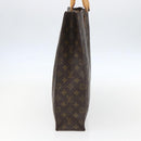 LOUIS VUITTON Monogram Sac Plat Hand Bag M51140 LV Auth 158345-4