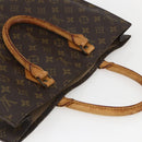 LOUIS VUITTON Monogram Sac Plat Hand Bag M51140 LV Auth 158345-6