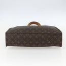 LOUIS VUITTON Monogram Sac Plat Hand Bag M51140 LV Auth 158345-9
