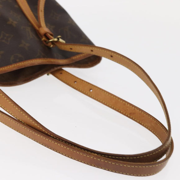 LOUIS VUITTON Monogram Bucket GM Shoulder Bag M42236 LV Auth 158346