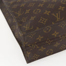 LOUIS VUITTON Monogram Sac Plat Hand Bag M51140 LV Auth 158347-14