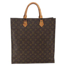 LOUIS VUITTON Monogram Sac Plat Hand Bag M51140 LV Auth 158347-2