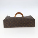 LOUIS VUITTON Monogram Sac Plat Hand Bag M51140 LV Auth 158347-5