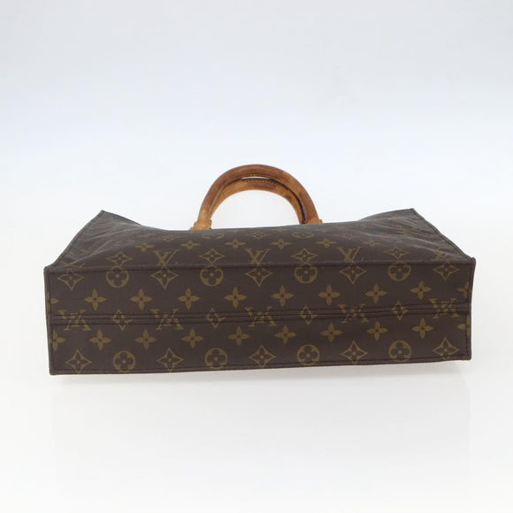 LOUIS VUITTON Monogram Sac Plat Hand Bag M51140 LV Auth 158347