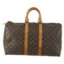 LOUIS VUITTON Monogram Keepall 45 Boston Bag M41428 LV Auth 158351-13