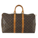 LOUIS VUITTON Monogram Keepall 45 Boston Bag M41428 LV Auth 158351-2