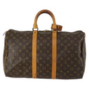 LOUIS VUITTON Monogram Keepall 45 Boston Bag M41428 LV Auth 158352-2
