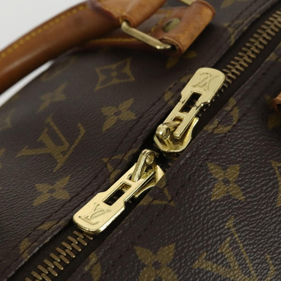 LOUIS VUITTON Monogram Keepall 55 Boston Bag M41424 LV Auth 158354