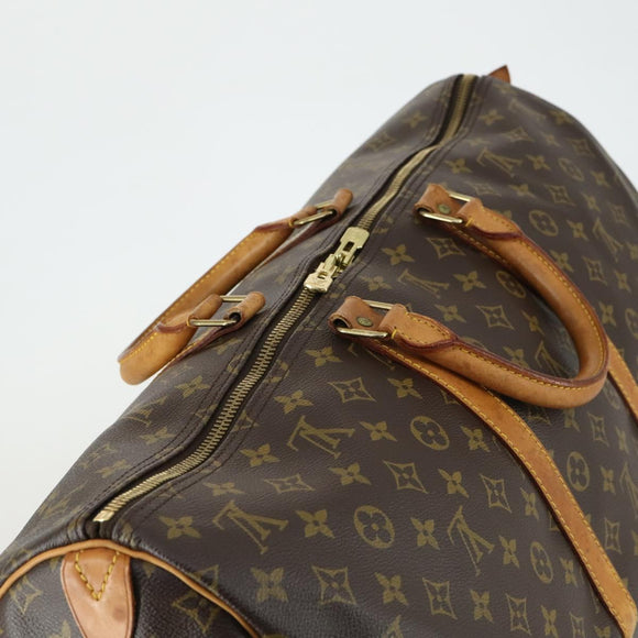 LOUIS VUITTON Monogram Keepall 55 Boston Bag M41424 LV Auth 158354