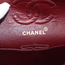 CHANEL Chain Double Flap Matelasse 23 Bag Lamb Skin Black Gold CC Auth 158357SM-22