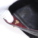 CHANEL Chain Double Flap Matelasse 23 Bag Lamb Skin Black Gold CC Auth 158357SM-27