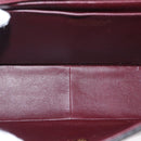 CHANEL Matelasse 30 Chain Shoulder Bag Lamb Skin Black Gold CC Auth 158361SAM-21