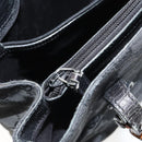 GUCCI GG Canvas Bamboo Tote Bag Black 112526 Auth 158362-21