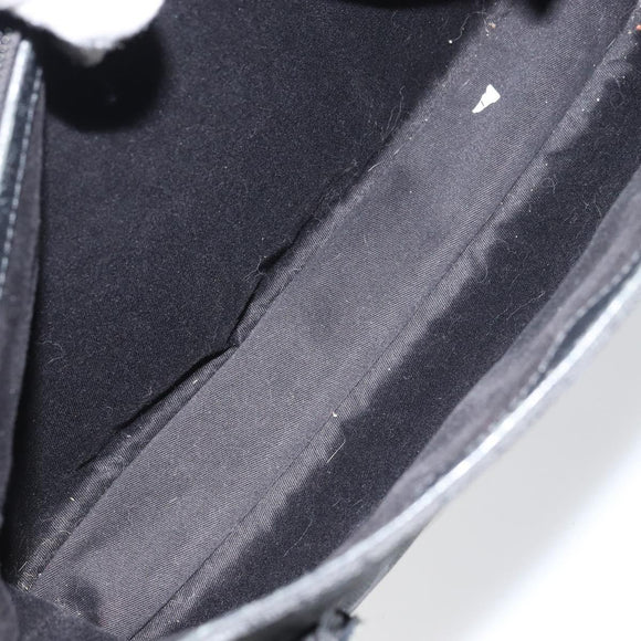 GUCCI GG Canvas Bamboo Tote Bag Black 112526 Auth 158362