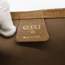 GUCCI GG Plus Supreme Web Sherry Line Tote Bag PVC Beige Gold Auth 158364-15
