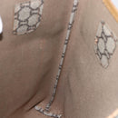 GUCCI GG Plus Supreme Web Sherry Line Tote Bag PVC Beige Gold Auth 158364-18