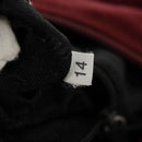 PRADA Shoulder Bag Nylon Bordeaux Silver Auth 158366-11