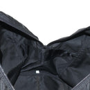 PRADA Boston Bag Nylon Black Silver Auth 158367-19