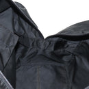 PRADA Boston Bag Nylon Black Silver Auth 158367-20