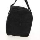PRADA Boston Bag Nylon Black Silver Auth 158367-3