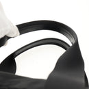 PRADA Boston Bag Nylon Black Silver Auth 158367-8