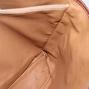 CELINE Macadam Canvas Tote Bag PVC Leather Brown Gold Auth 158371-17