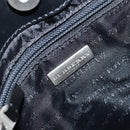 BURBERRY Nova Check Shoulder Bag PVC Beige Silver Auth 158373-10