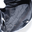 BURBERRY Nova Check Shoulder Bag PVC Beige Silver Auth 158373-11