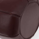 CARTIER Must Line Shoulder Bag Leather Bordeaux Gold Auth 158375-12