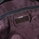 PRADA Tote Bag Nylon Brown Silver Auth 158380-18