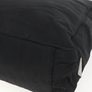 PRADA Tote Bag Nylon Black Silver Auth 158382-15