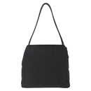 PRADA Tote Bag Nylon Black Silver Auth 158382-2