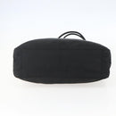PRADA Tote Bag Nylon Black Silver Auth 158382-5