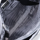 PRADA Tote Bag Nylon Black Silver Auth 158383-11