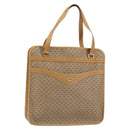 GUCCI Micro GG Supreme Tote Bag PVC Beige Gold 14 002 4428 Auth 158385-1