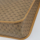 GUCCI Micro GG Supreme Tote Bag PVC Beige Gold 14 002 4428 Auth 158385-10