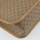 GUCCI Micro GG Supreme Tote Bag PVC Beige Gold 14 002 4428 Auth 158385-11