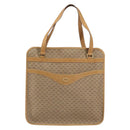 GUCCI Micro GG Supreme Tote Bag PVC Beige Gold 14 002 4428 Auth 158385-2
