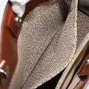 CARTIER PANTHERE Tote Bag Patent leather Brown Silver Auth 158387-22