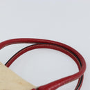 PRADA Tote Bag Canvas Beige Silver Auth 158390-8