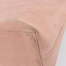 GUCCI Hand Bag Suede Pink Gold 001 3386 1705 Auth 158392-12